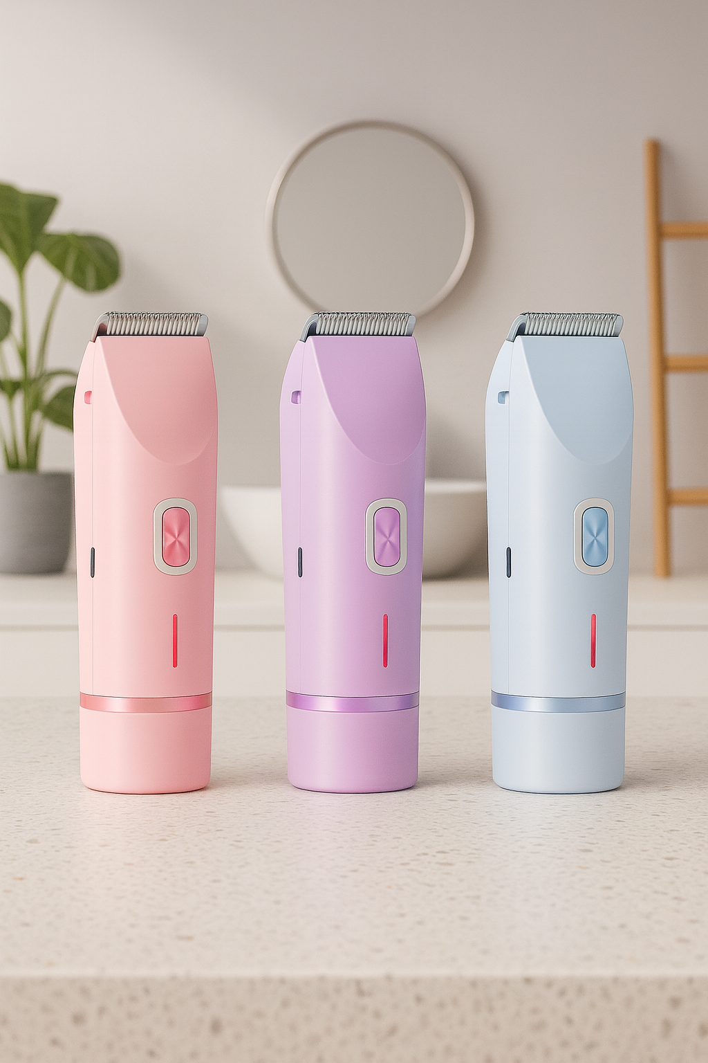 VivaLuxe Dual‑Head Shaver — Sleek, Waterproof & USB‑C Charged Elegance for Women