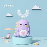 VivaLuxe Smile Buddy – Electric Toothbrush for Kids | Soft Silicone, Smart Auto-Clean, USB Rechargeable